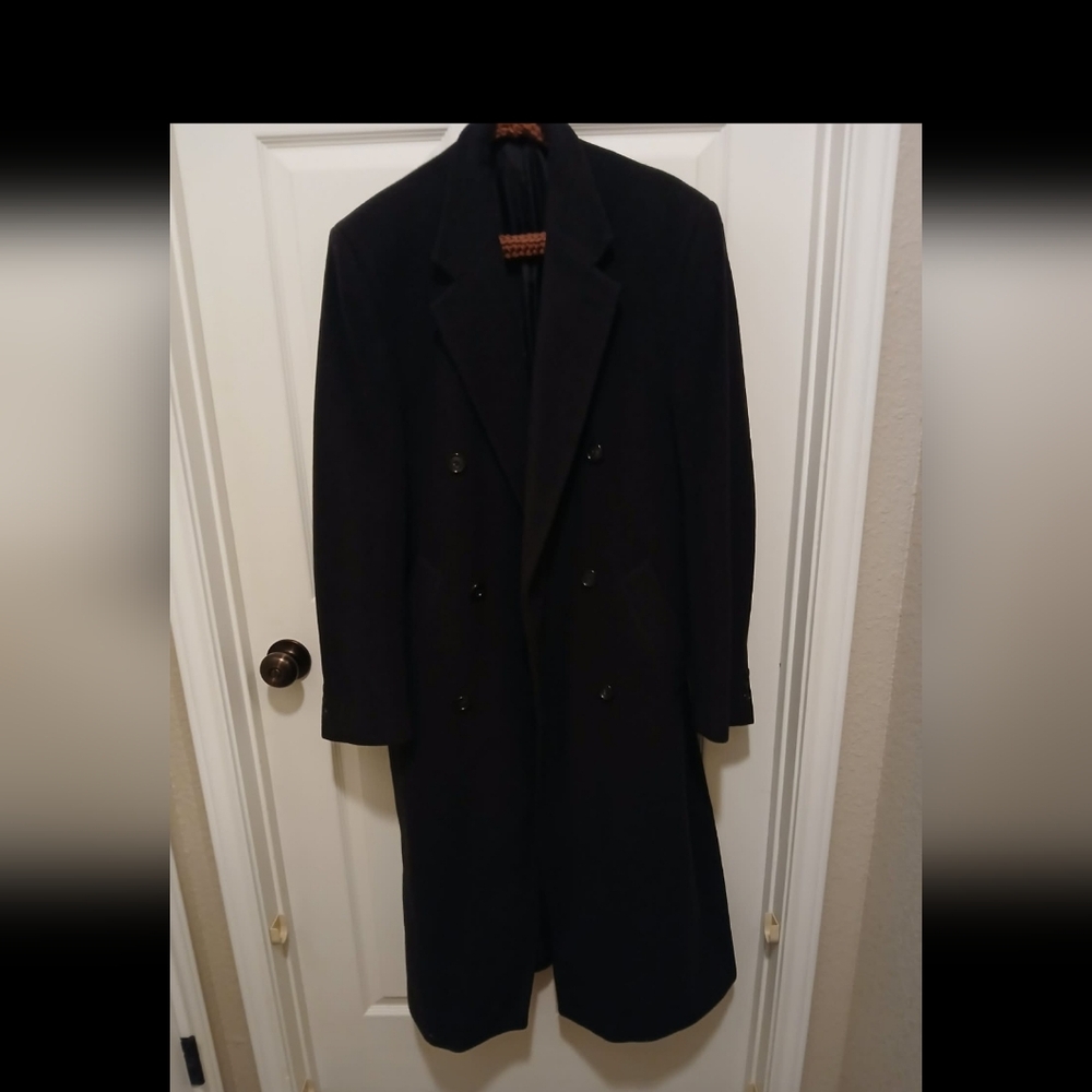Wool Coat - Charcoal Grey VINTAGE